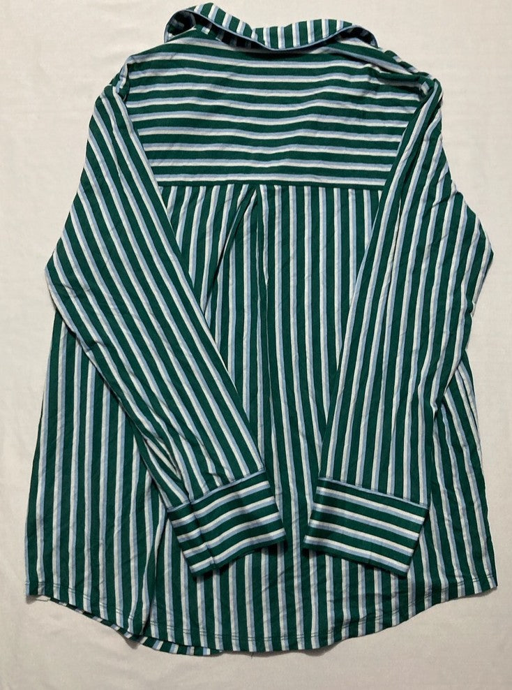 GAPBODY Poplin PJ Shirt GREEN S