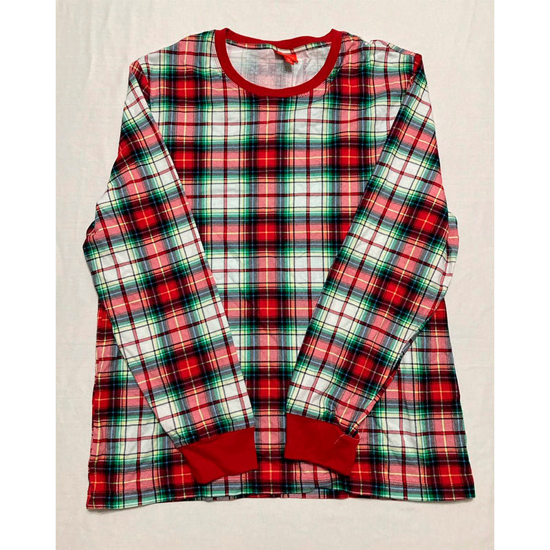 HOLIDAY LANE men pajama top long sleeve MULTICOLOR L