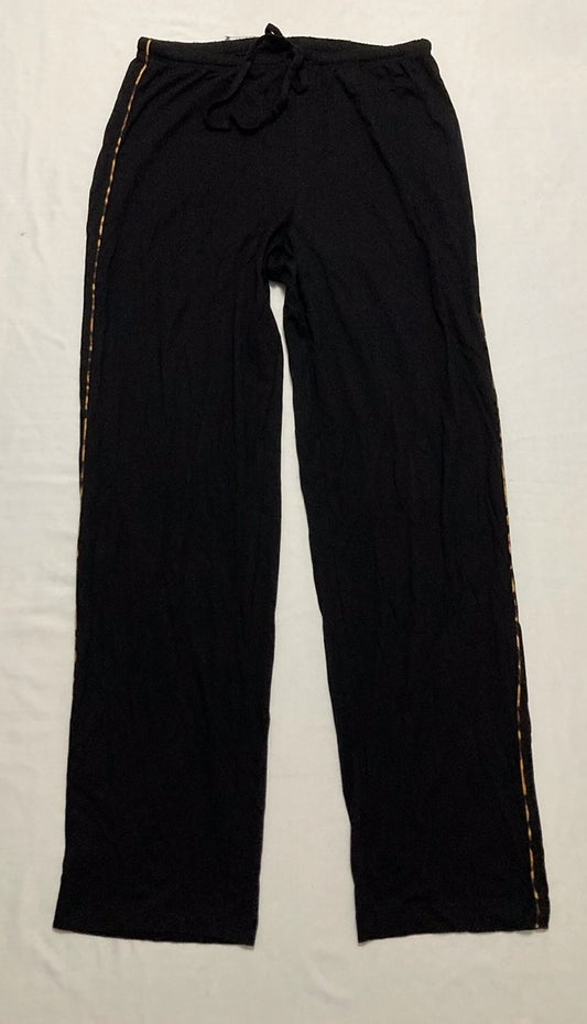 UNBRANDED Sleepweaar pajama pants long BLACK S