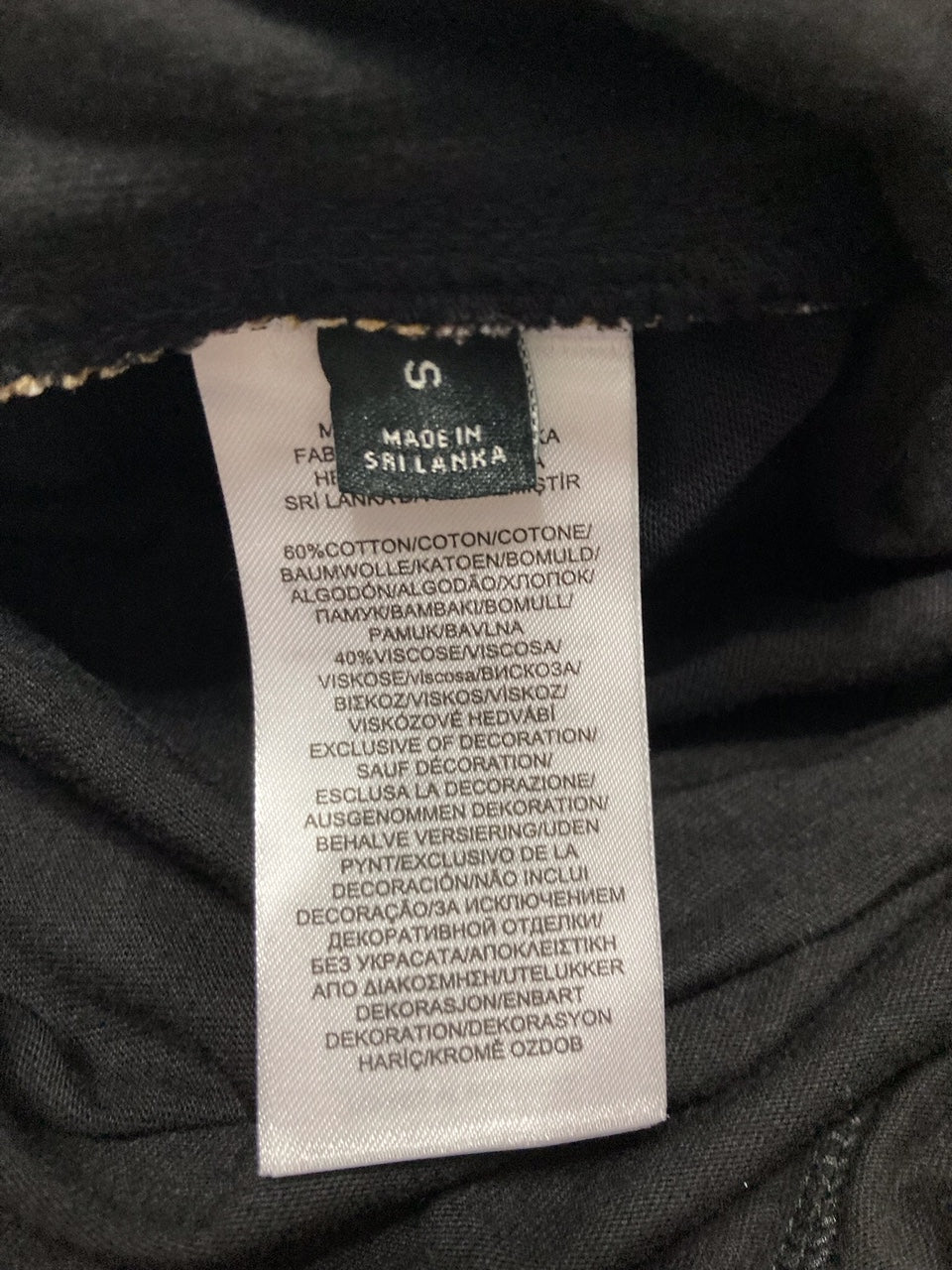 UNBRANDED Sleepweaar pajama pants long BLACK S