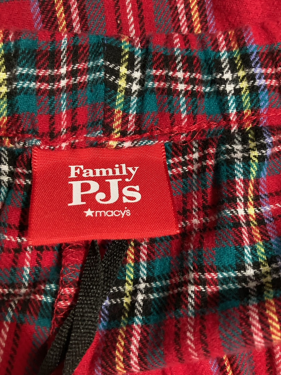 FAMILY PJ Cotton Pajama Bottom RED S