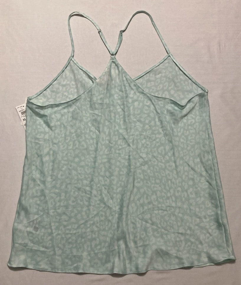 STATE OF DAY Crepe De Chine Pajama Mismatched Set GREEN MINT XL/XXL