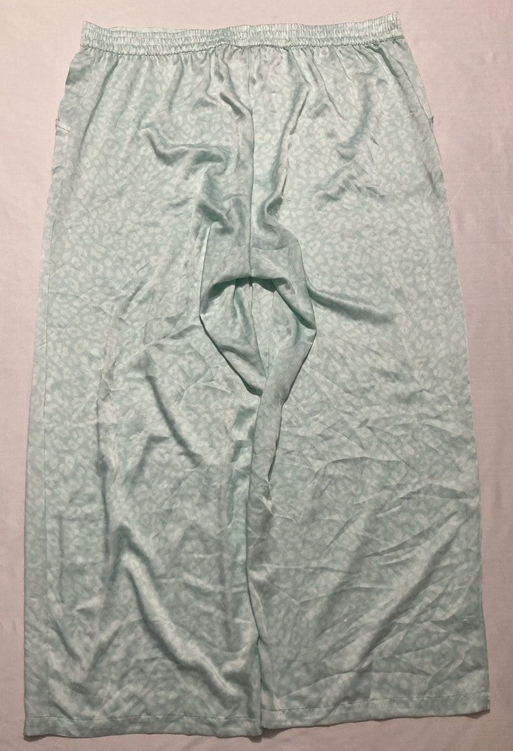 STATE OF DAY Crepe De Chine Pajama Mismatched Set GREEN MINT XL/XXL