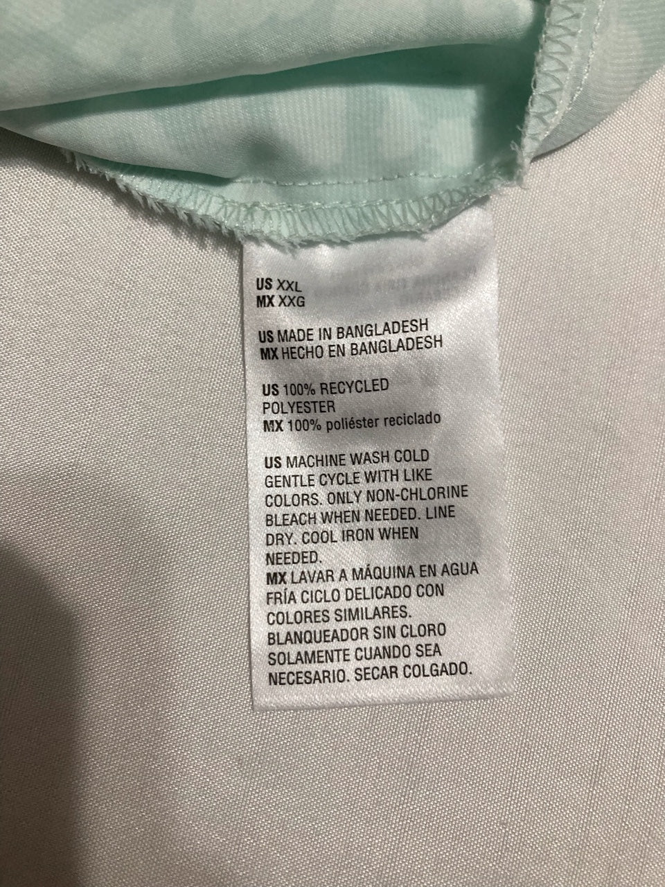 STATE OF DAY Crepe De Chine Pajama Mismatched Set GREEN MINT XL/XXL