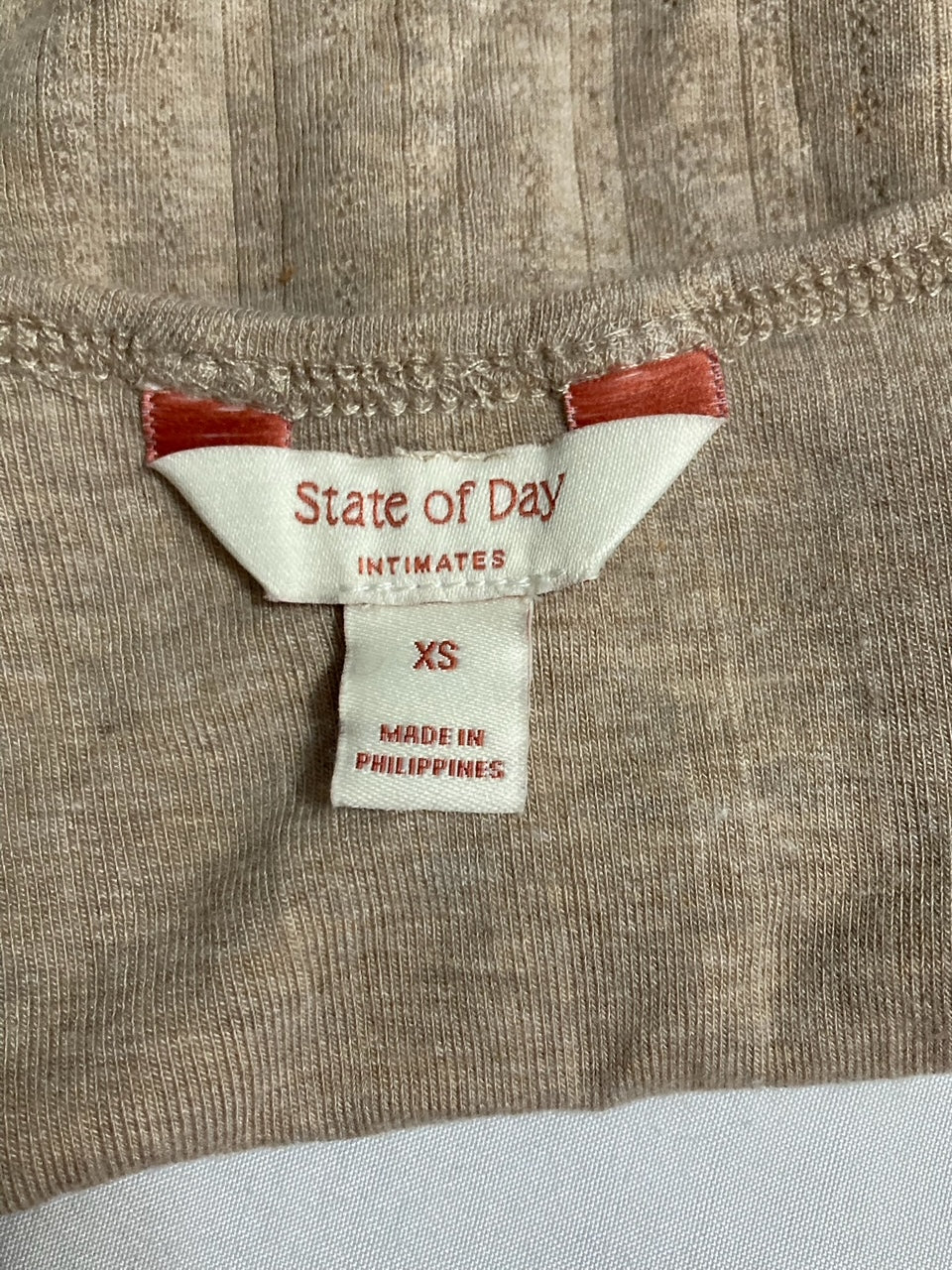 STATE OF DAY Strap Tank BEIGE XS