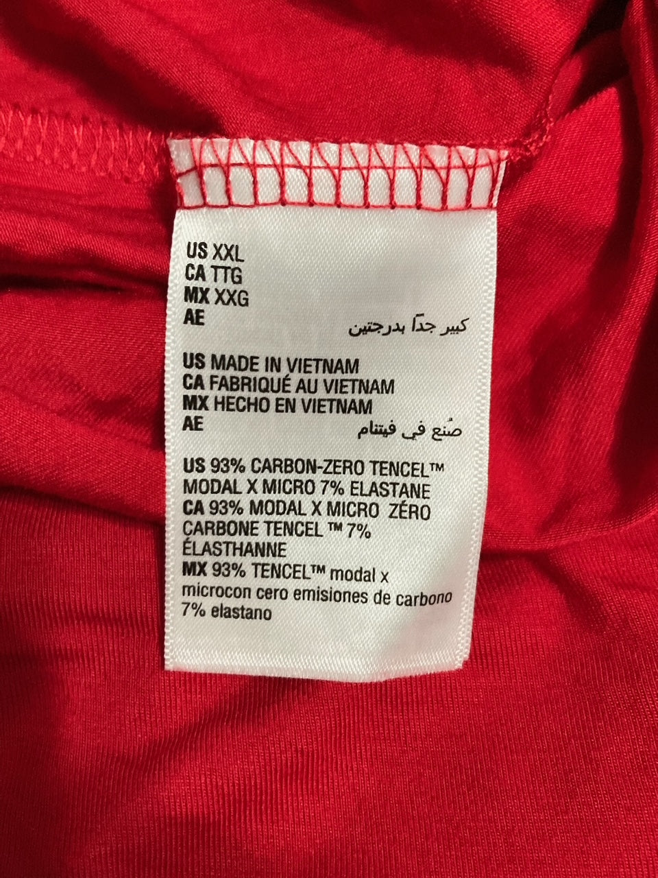 STATE OF DAY Lace-Trim Modal Pajama Pants ONLY TANTO RED XXL