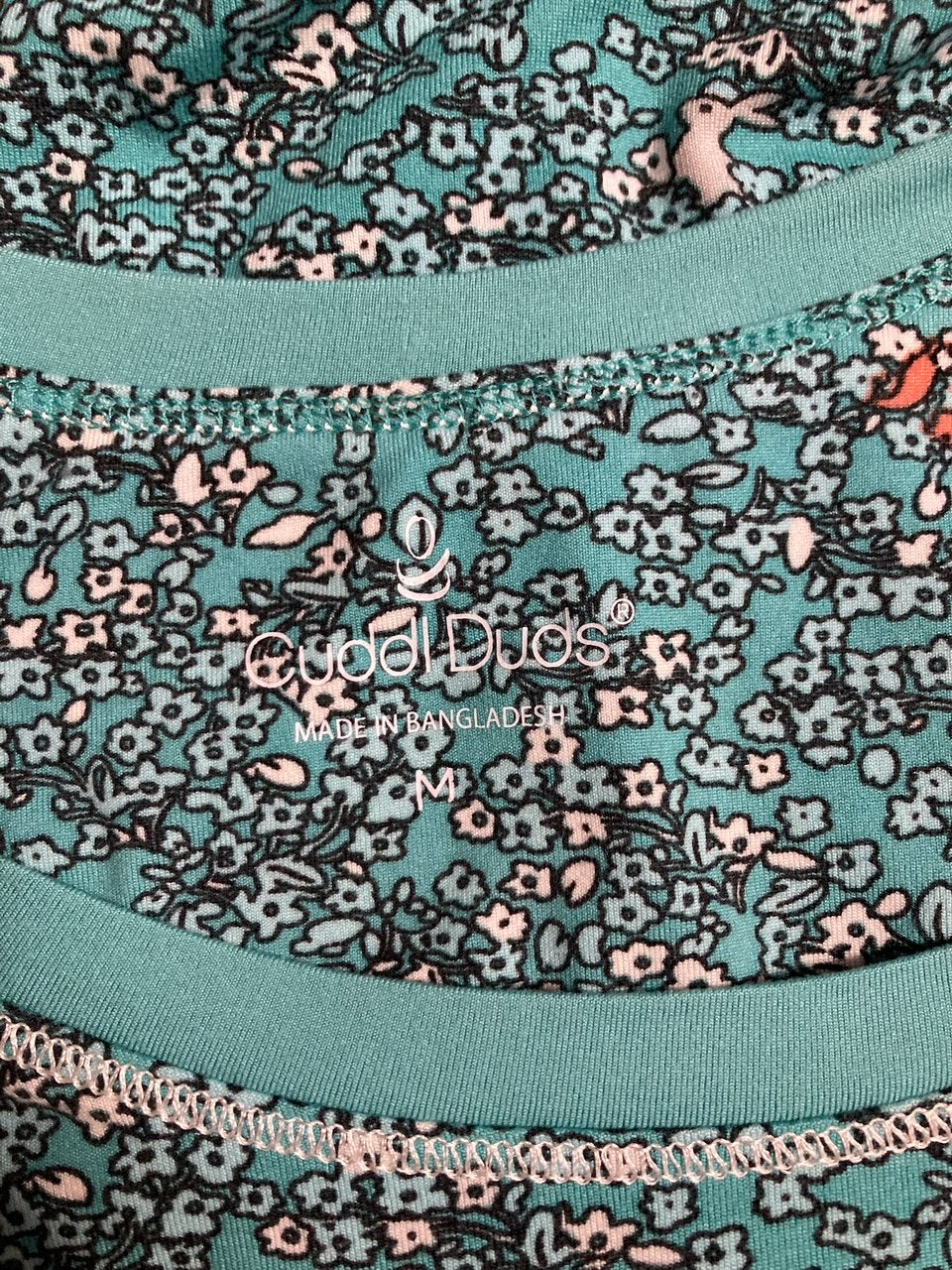 CUDDL DUDS Long Sleeve Pullover MULTIFLOR M