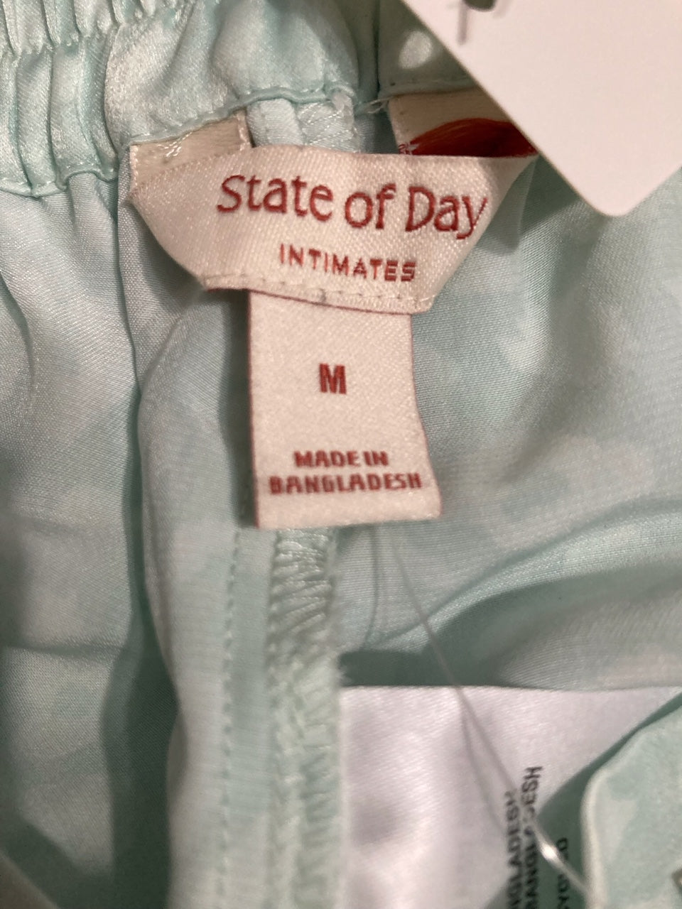 STATE OF DAY long pants pajama GREEN MINT M