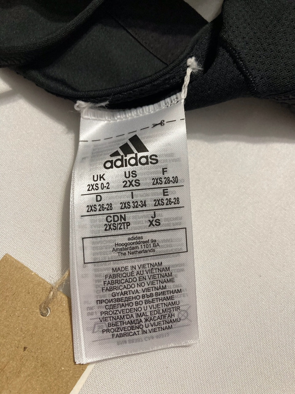 ADIDAS All Me 3-Stripes Mesh Bra BLACK 2XS