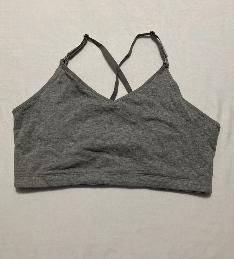 MiMi Racerback Clip Down Maternity and Nursing Bra GRAY XL