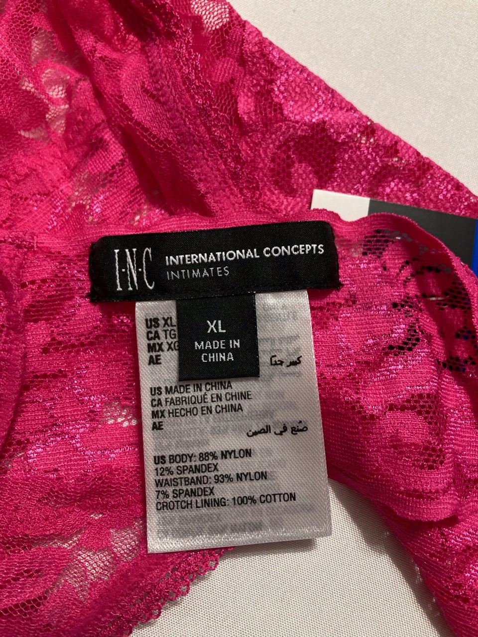 INC comfortable panties PINK XL