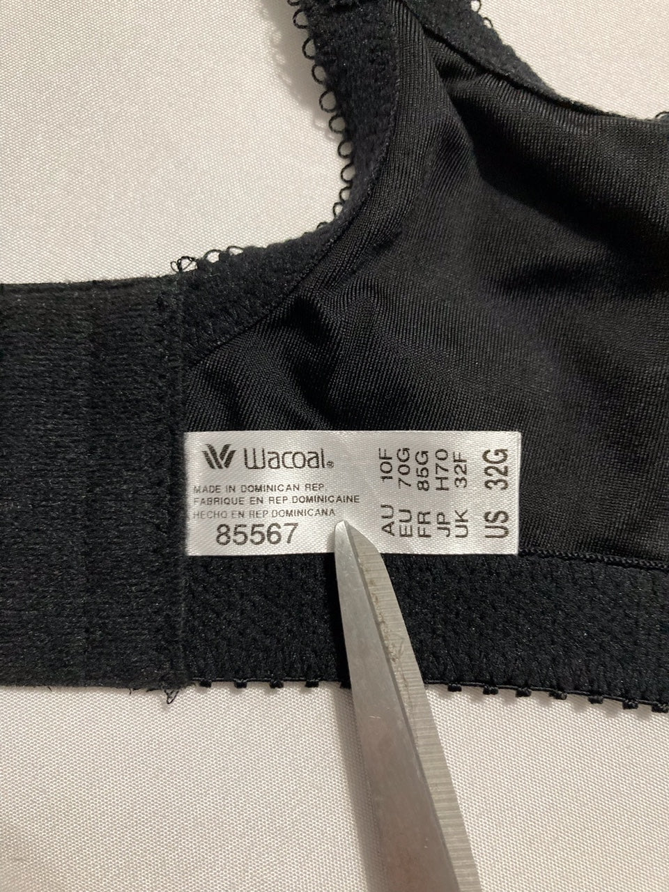 WACOAL Awareness Full Figure Underwire Bra BLACK 32G