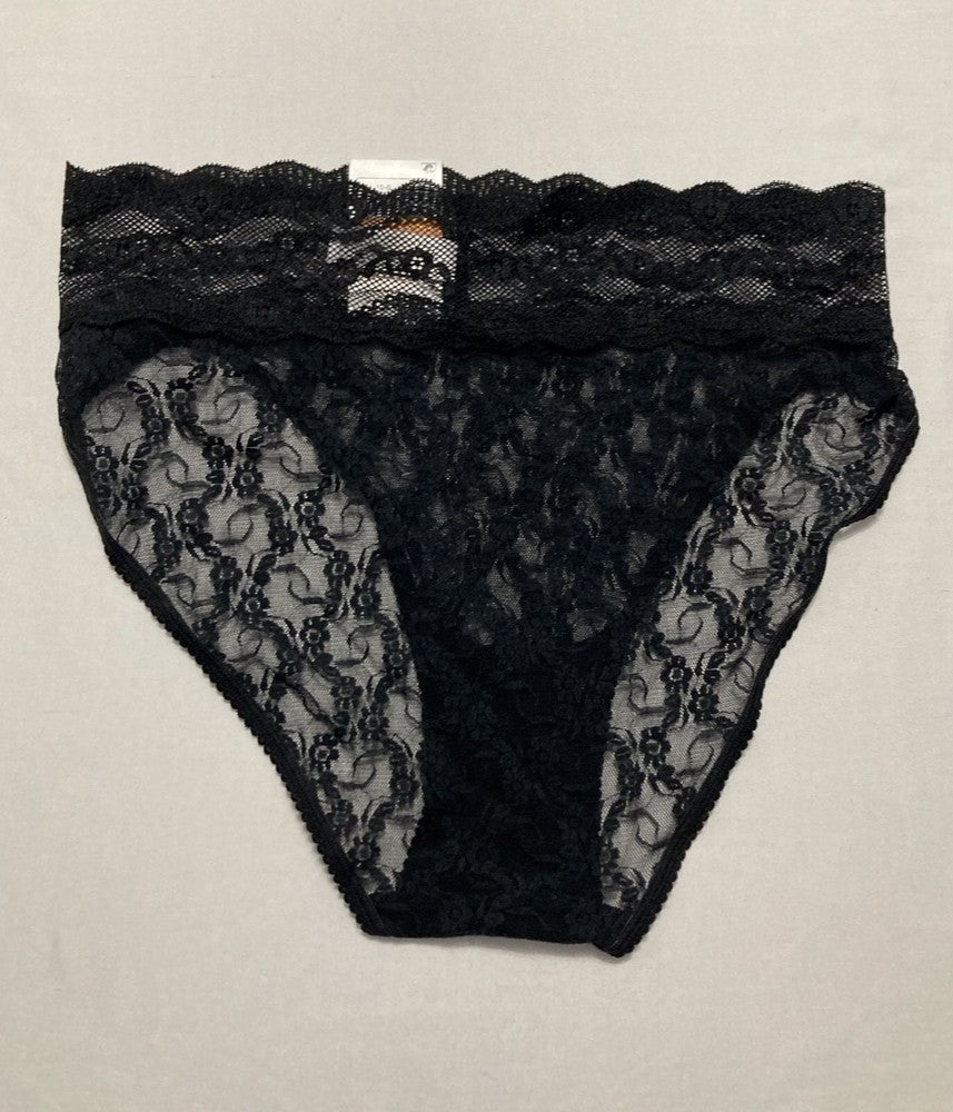 B.TEMPT'D Lace Kiss Hi Leg Brief Panty BLACK S