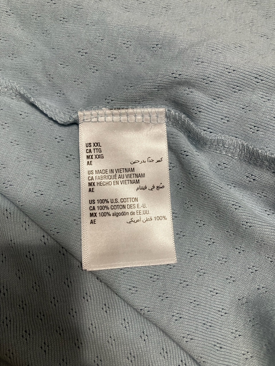CHARTER CLUB Long-Sleeve Pajama top GRAY XXL
