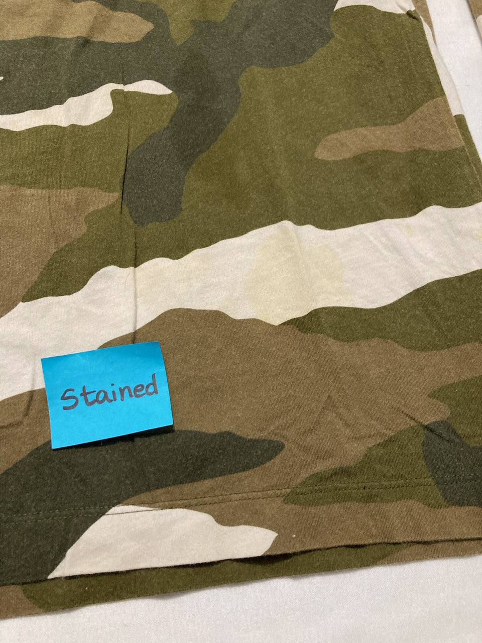 NWD NIKE Pullover Crewneck Camo Sweatshirt GREEN S