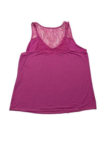 FLORA NIKROOZ Pajama top short sleeve PINK XL