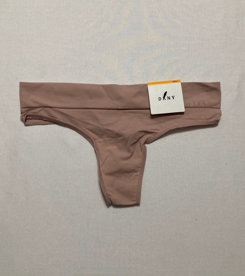 DKNY Seamless Litewear Thong Panty NUDE S