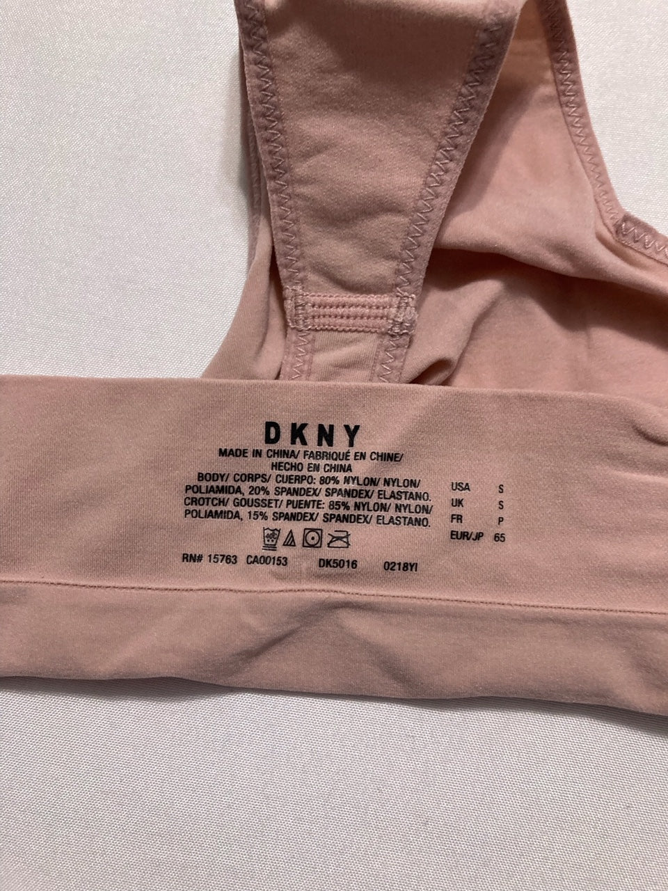 DKNY Seamless Litewear Thong Panty NUDE S