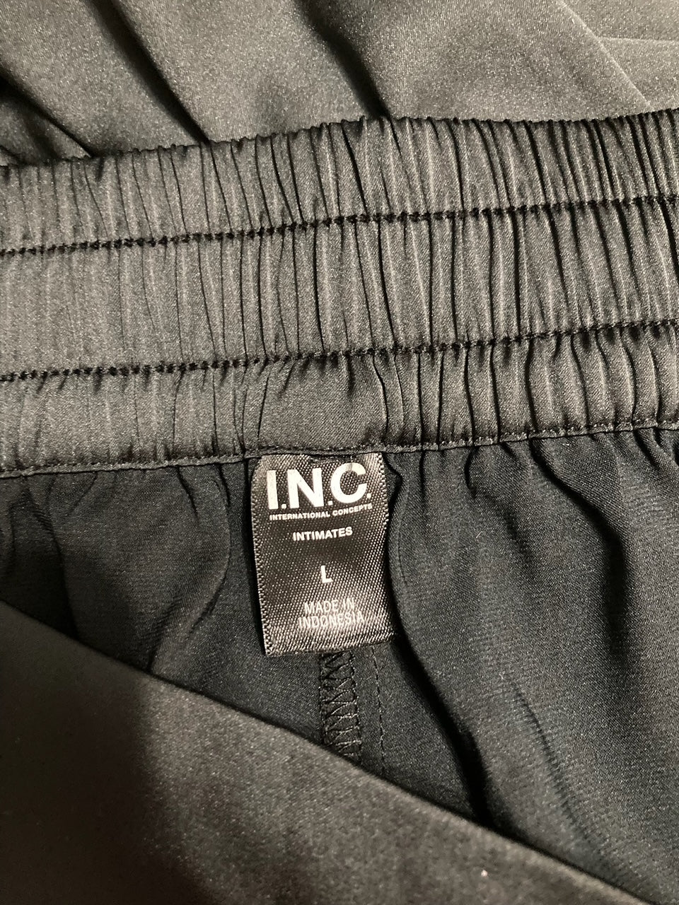 I.N.C Mid-Rise Wide-Leg Pant GRAY L