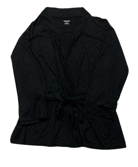 STATE OF DAY Fluid Knit Robe BLACK S