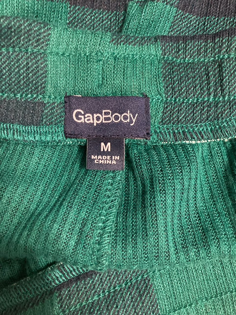GAPBODY Long-Sleeve Jogger Pajama bottom GREEN M