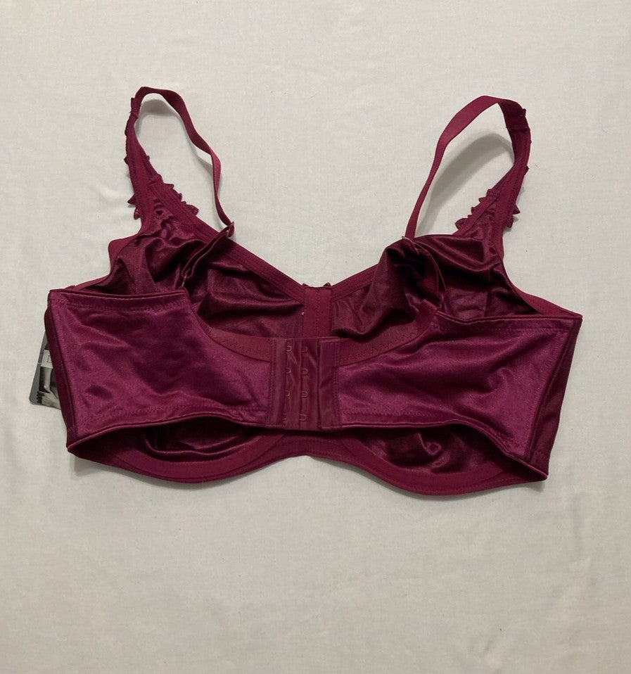 DOMINIQUE Minimizer Bra Seamless Full Figure Underwire Lingerie PURPLE 38G