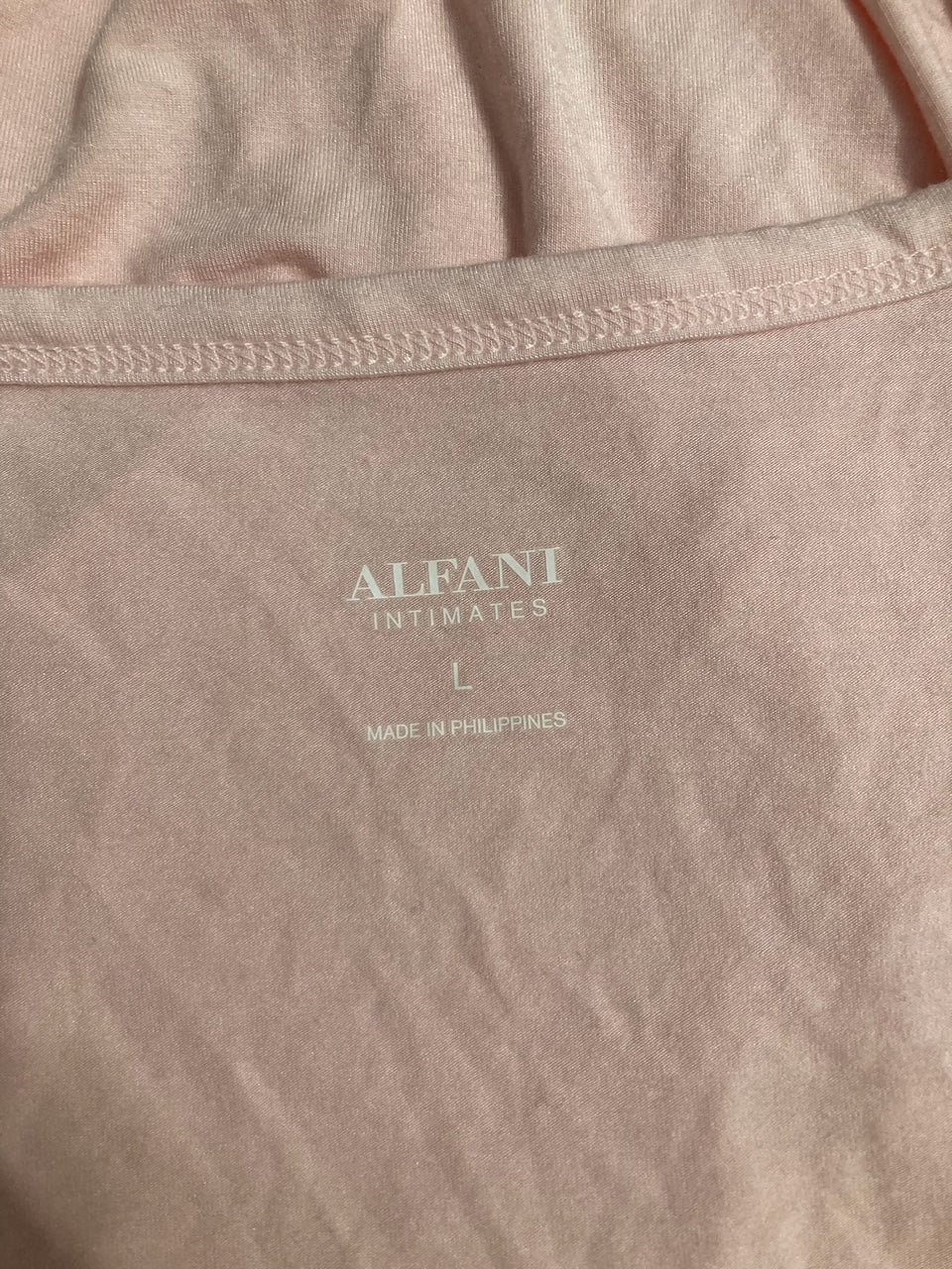 ALFANI Short sleeve pajama top PINK L