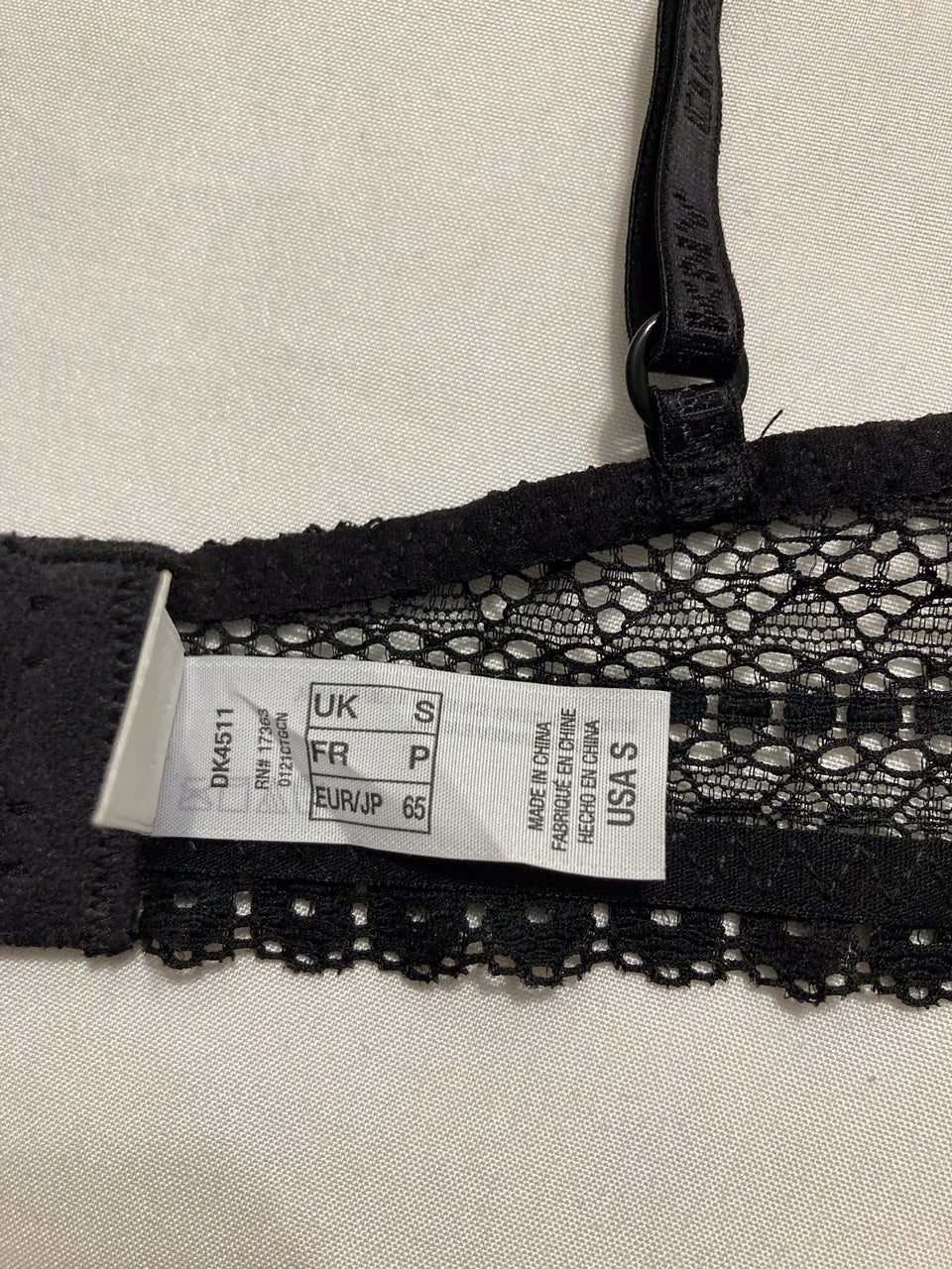 DKNY Lace Bralette BLACK S