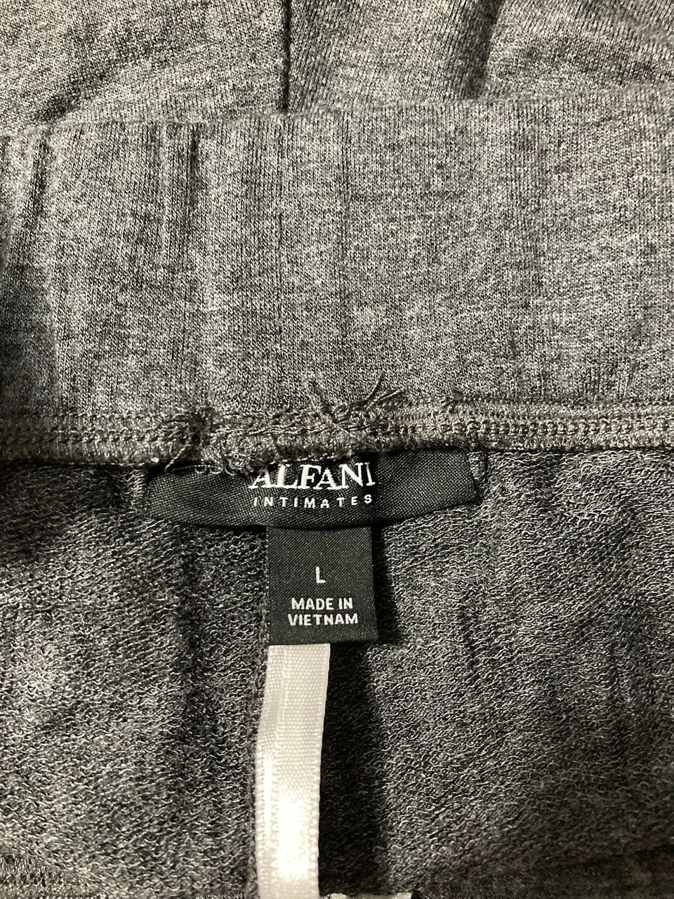 ALFANI Ultra-Soft Crew Sleep short GRAY L