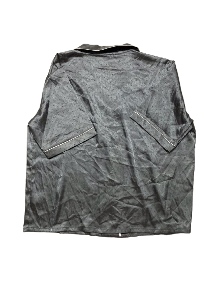 FLORA NIKROOZ Jamie Notch Pajama Top GREY XL