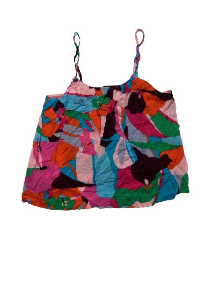 SANCTUARY Abstract print crop cami top MULITCOLOR S