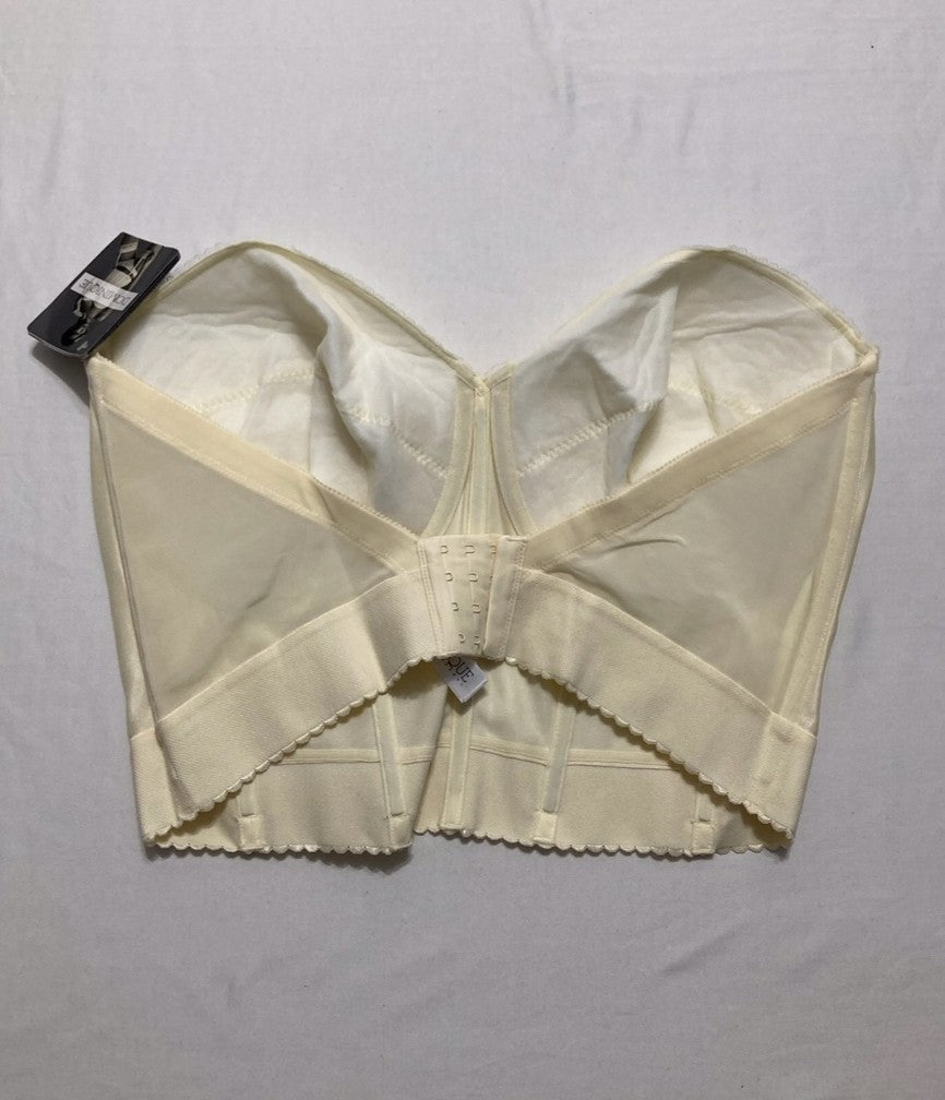 DOMINIQUE Backless Strapless Bustier Bridal Bra IVORY 42F