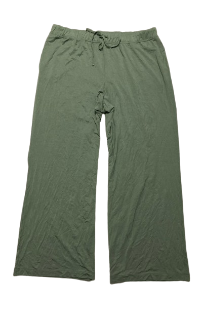 STATE OF DAY Mismatched 3 pc Fluid Knit Pajama Set GREEN XL/XXL