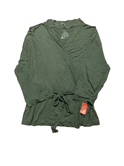 STATE OF DAY Mismatched 3 pc Fluid Knit Pajama Set GREEN XL/XXL