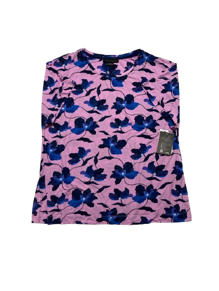SANCTUARY Bingfone Violet Print Pajamas top Short-Sleeved VIOLET M