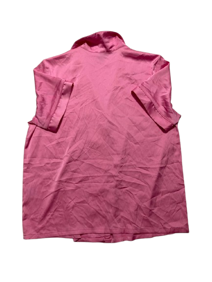 I.N.C Stretch Satin Notch Pajama top PINK M