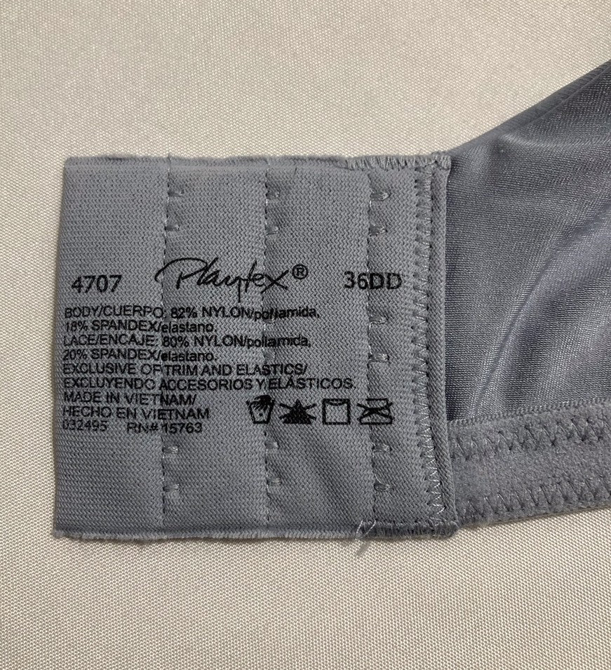 PLAYTEX Wireless Perfectly Smooth Coverage T-Shirt Bra, Full Figures BLUE 36DD