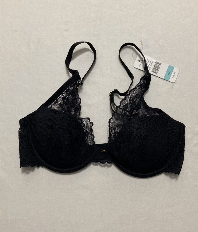 NATORI Cherry Blossom Convertible Contour Bra BLACK 32C
