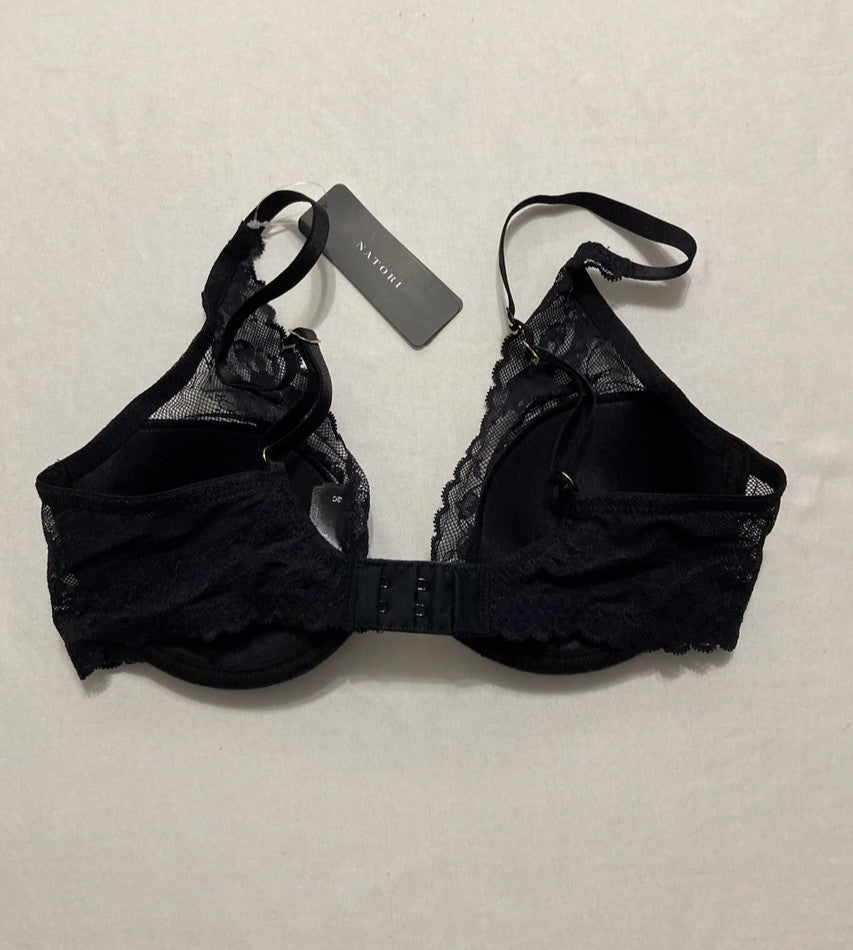 NATORI Cherry Blossom Convertible Contour Bra BLACK 32C