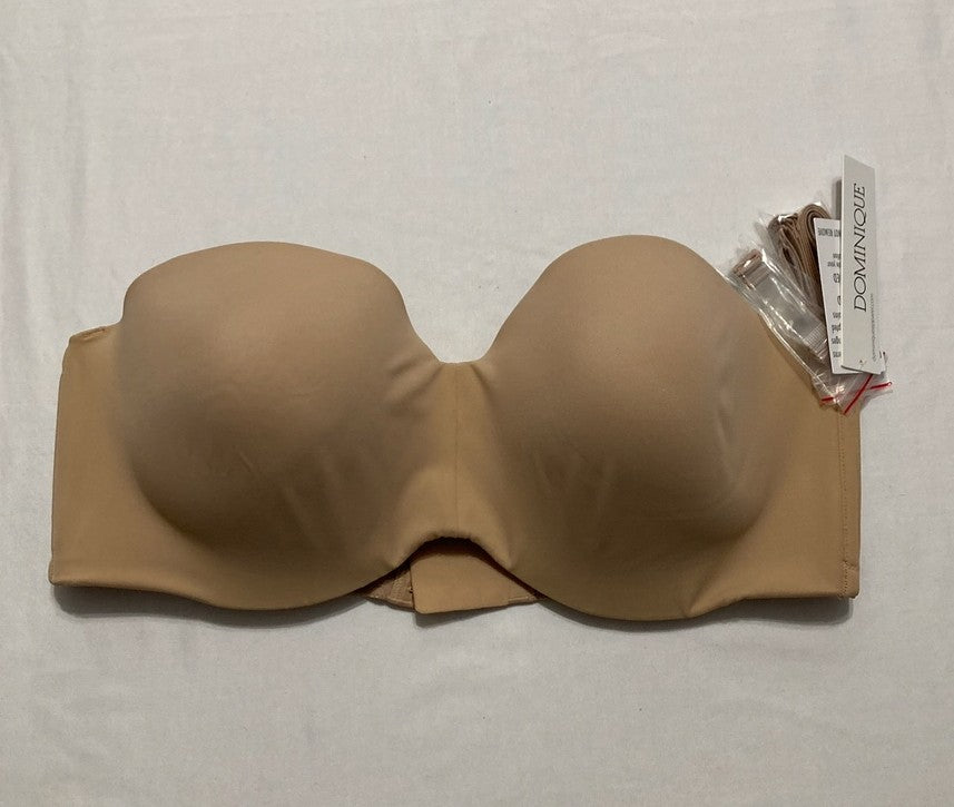 DOMINIQUE Bella Seamless Hidden Underwire Strapless Bra MOCHA 44DD