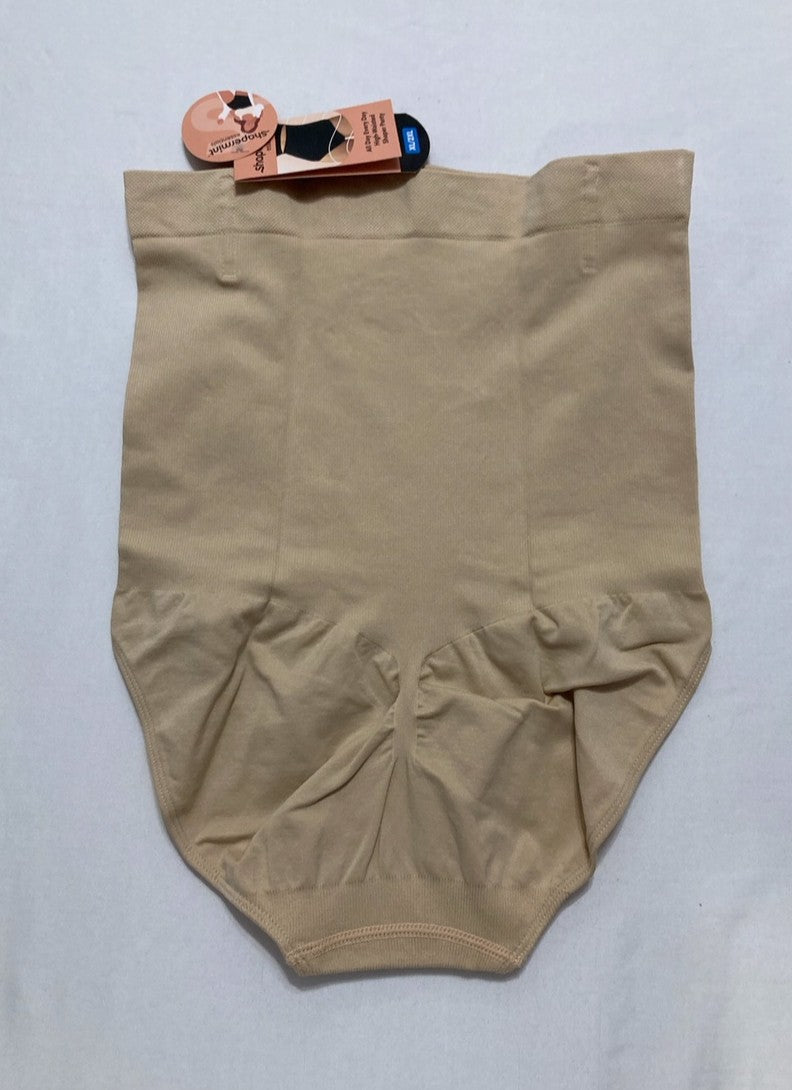 SHAPERMINT Essentials All Day Every Day High-Waisted Shaper Panty CHAI XL