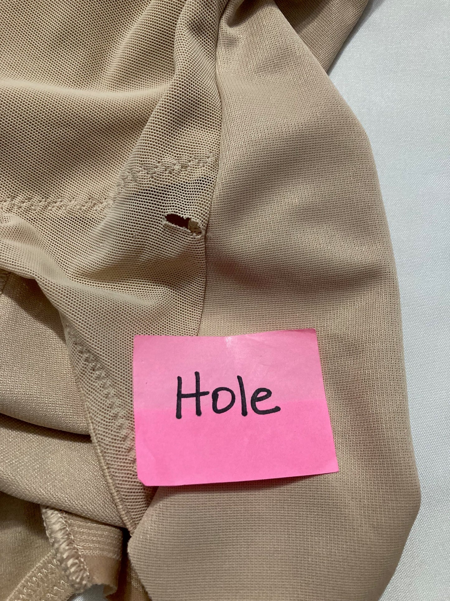 NWD MIRACLESUIT Extra Firm Sexy Sheer Shaping Bodybriefer NUDE 36C