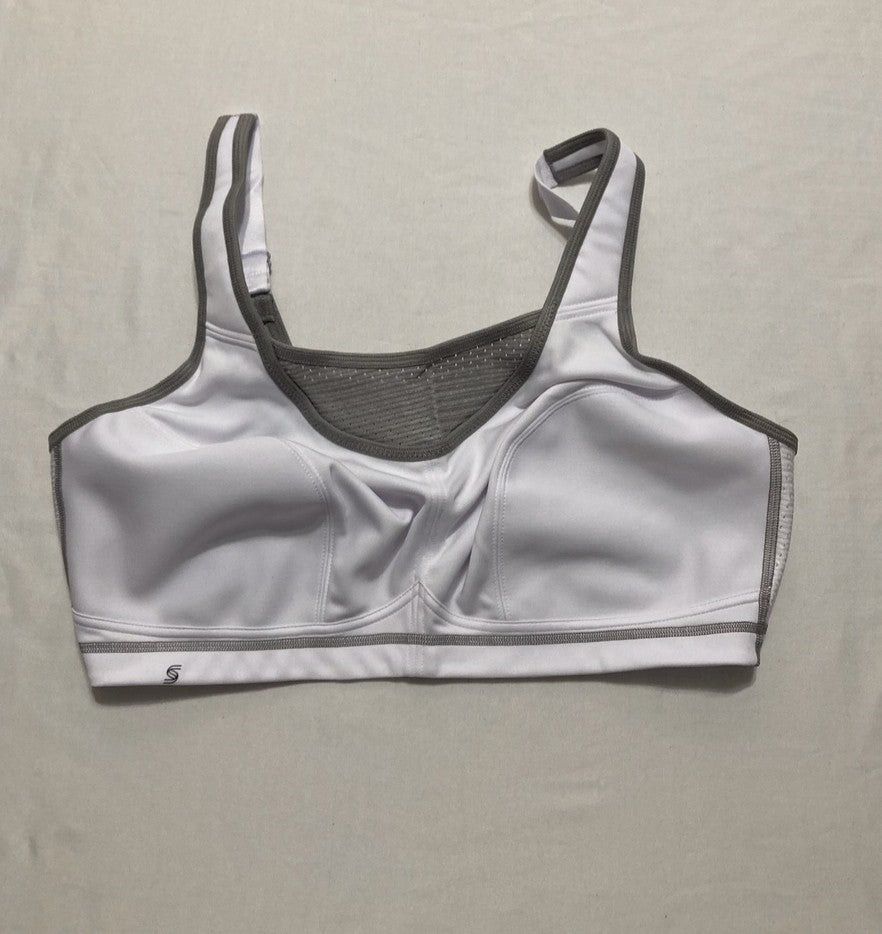 GLAMORISE Plus Size No-Bounce Camisole Sports Bra Wirefree WHITE 40DD