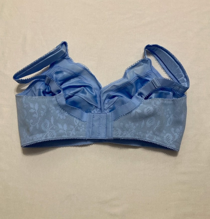 PLAYTEX Wireless Bra 18 Hour Plus-Size Bras Available Full Coverage BLUE 36C