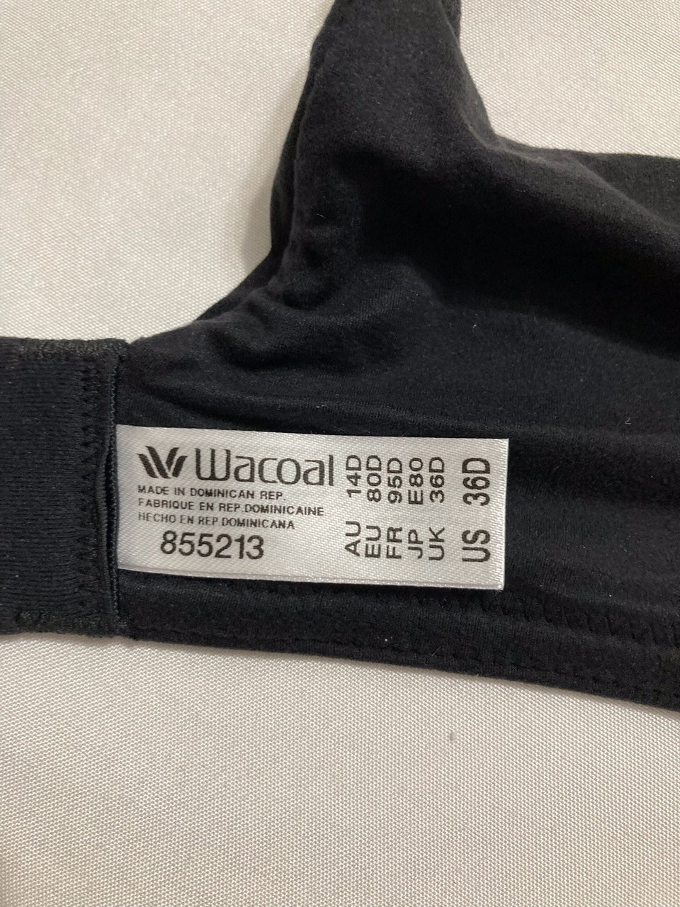 WACOAL Perfect Primer Underwire Bra BLACK 36D