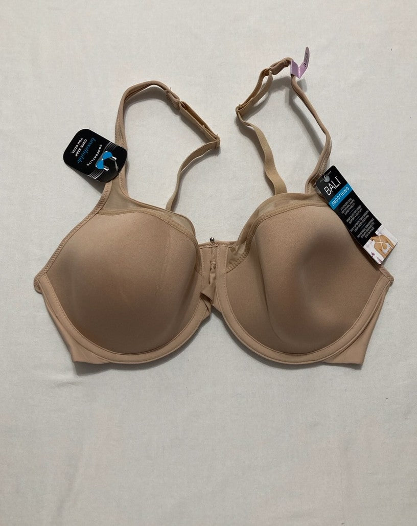 BALI Underwire One Smooth U Ultra Light T-Shirt Convertible Bra NUDE 34D