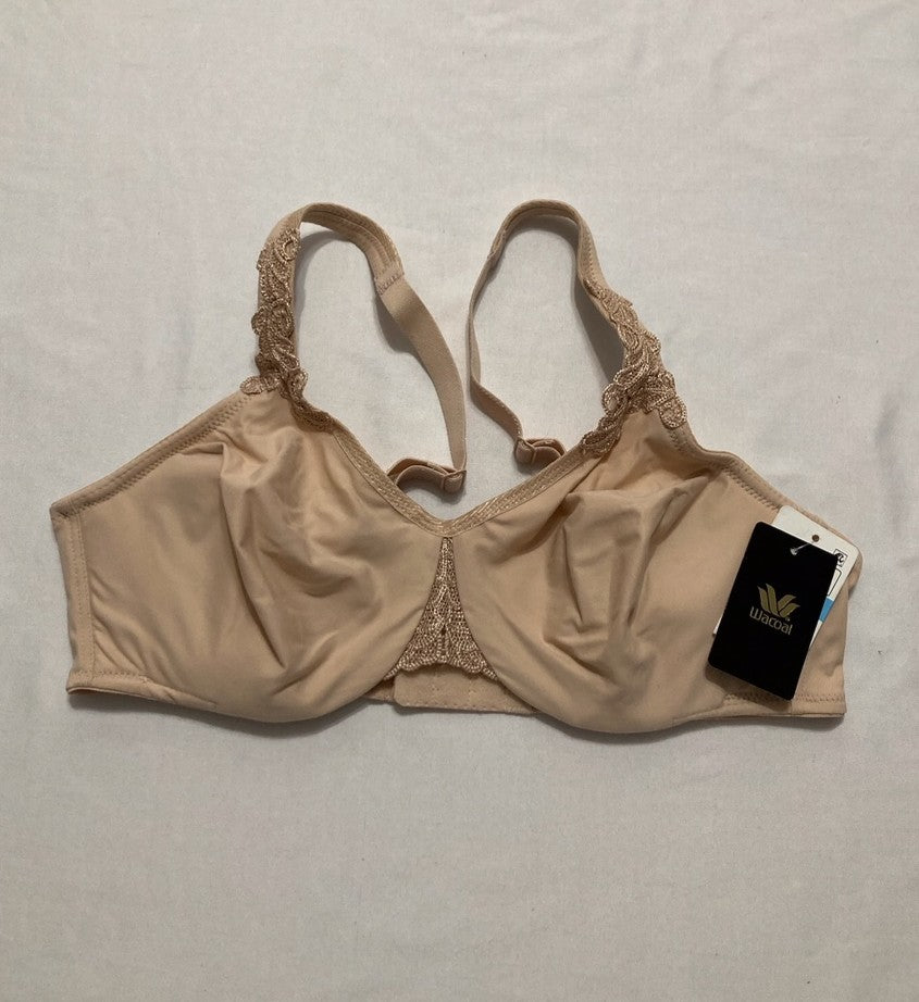 WACOAL Bodysuede Ultra Full Figure Seamless Underwire Bra BEIGE 36C