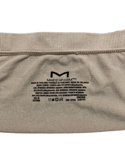 MAIDENFORM Seamless Hipster Panty NUDE 2XL