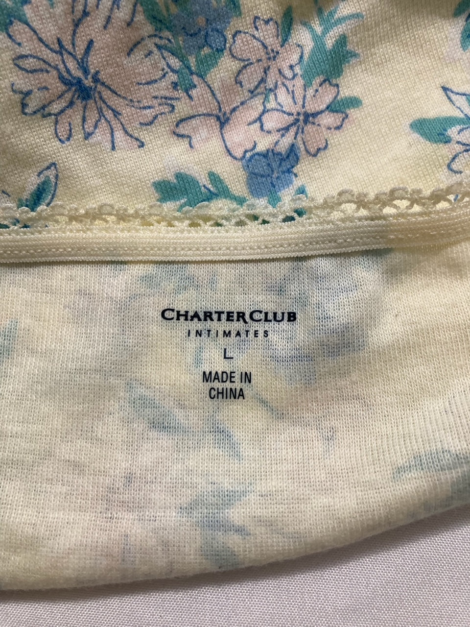 CHARTER CLUB Everyday Cotton Bikini Underwear FLOAATING FAUNA L