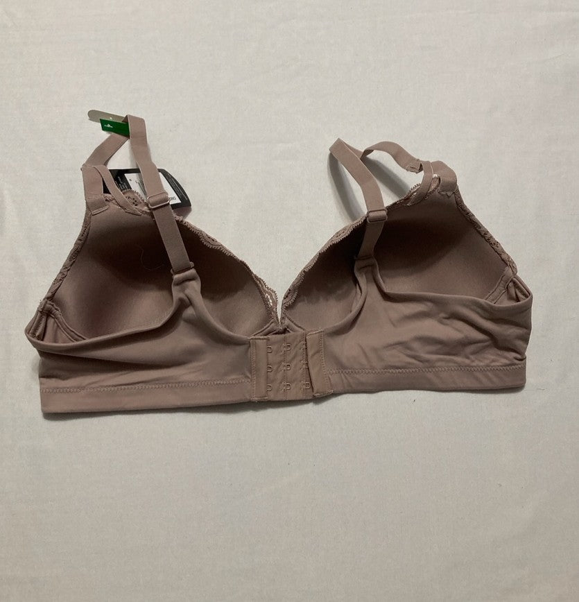 MAIDENFORM Pure Comfort Soft Support Wireless Lace Bralette NUDE L